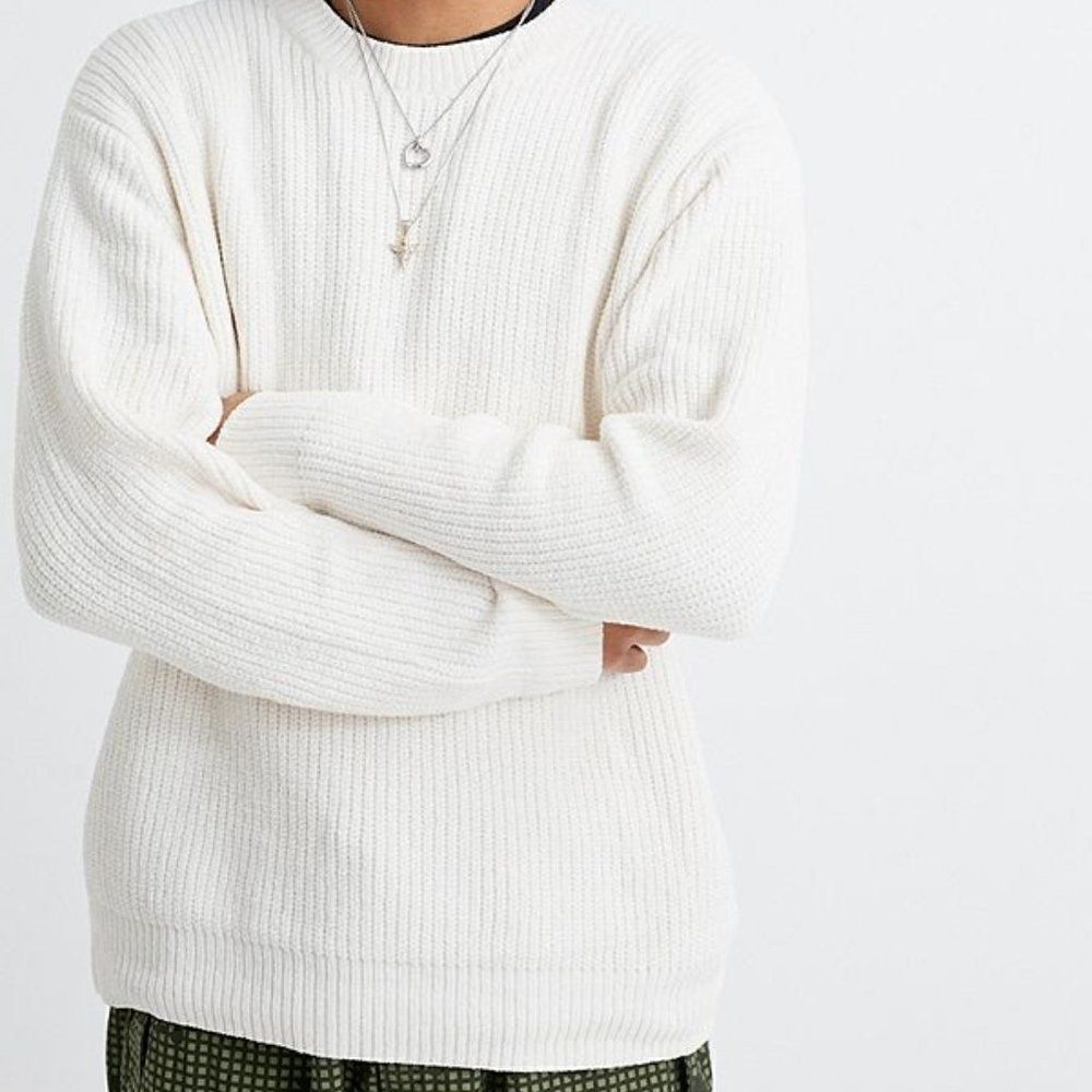 Urban Outfitters Cream Chenille Sweater